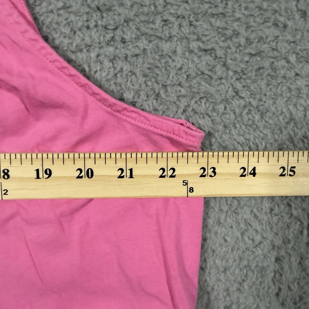 J. Crew Womens Pink V-Neck Eyelet Sleeveless Blouse Size XL Casual Summer - Picture 4 of 6